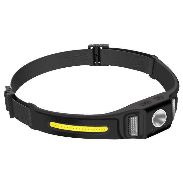 LED headlamp. Rechargeable XPG+COB-650 LUMENS
